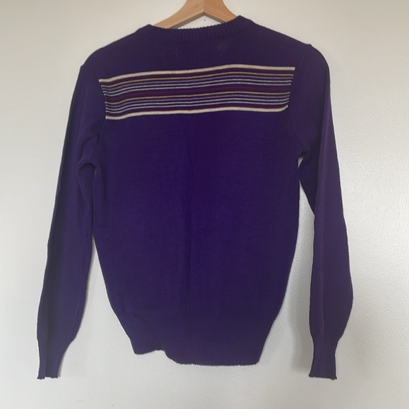 Vintage knit pleated skirt and sweater set - Picture 6 of 7